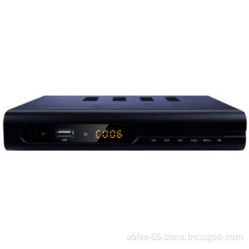 FTA HD DVB-T2 Receiver with RF Modulator Decoder